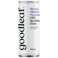 Goodleaf CBD Infused Sparkling Water - Berry & Hibiscus